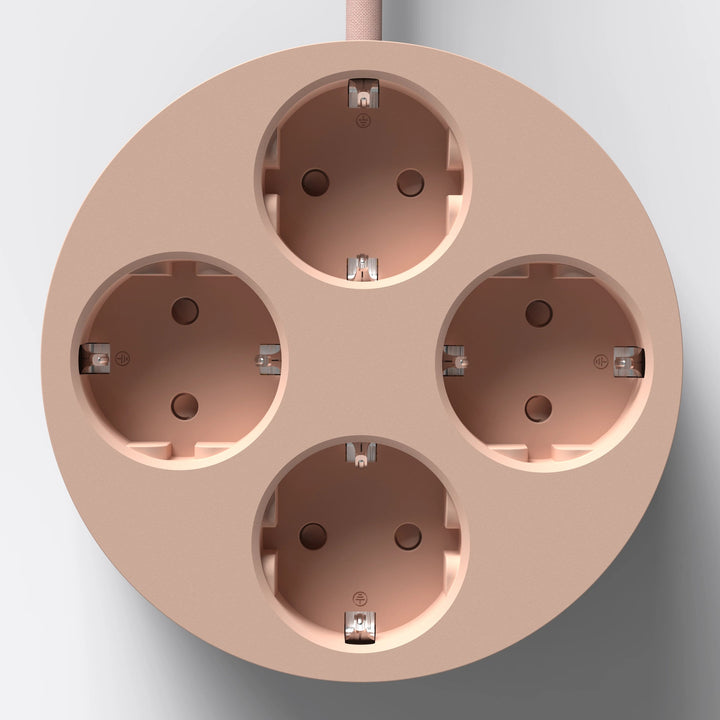 Steckdosenleiste Circular C2 – 4-fach rund, Ø 12,4 cm | Cords