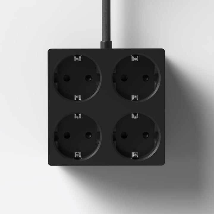 Steckdosenleiste Squared S1 – 4-fach magnetisch, flach | Cords