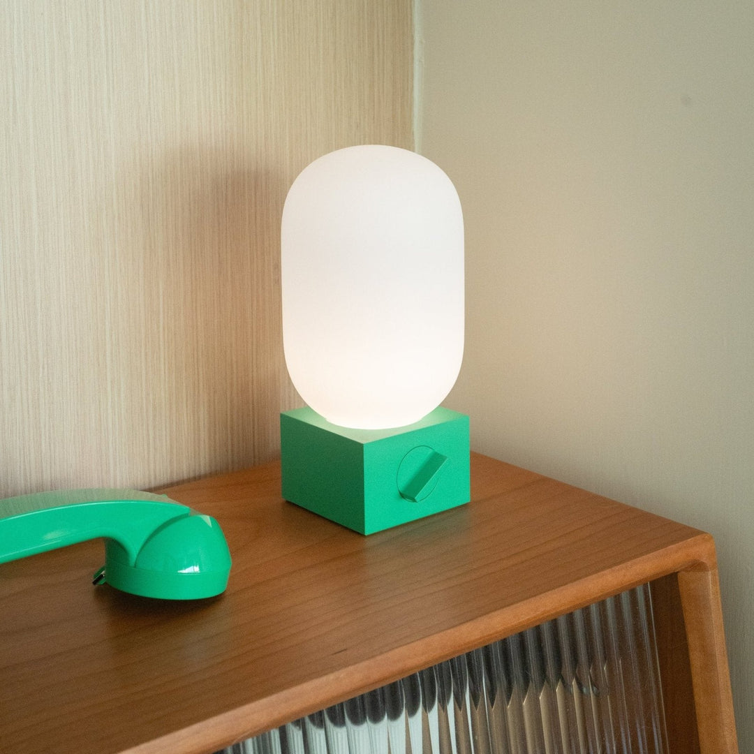 Akku-Leuchte "POP Light" – Dunkelgrün · 23 cm | Native Union