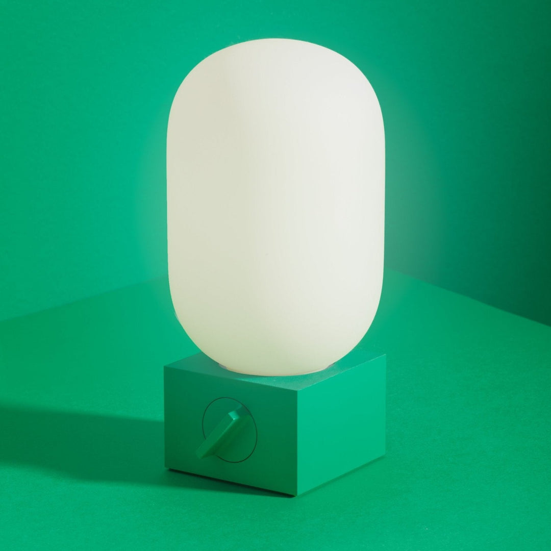 Akku-Leuchte "POP Light" – Dunkelgrün · 23 cm | Native Union