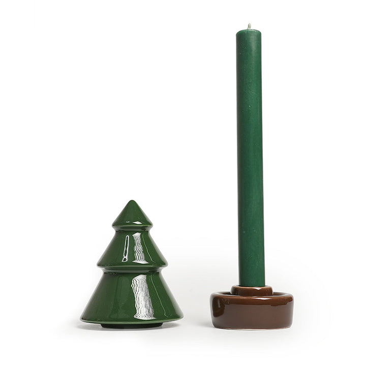 Candle Holder "X Tree" – Emerald | not the girl who misses much