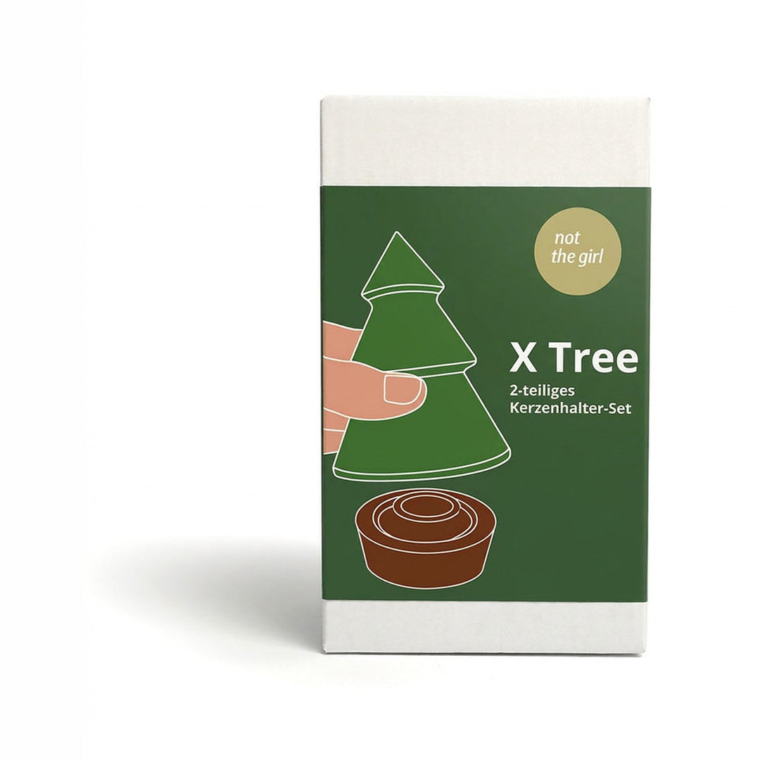 Candle Holder "X Tree" – Emerald | not the girl who misses much