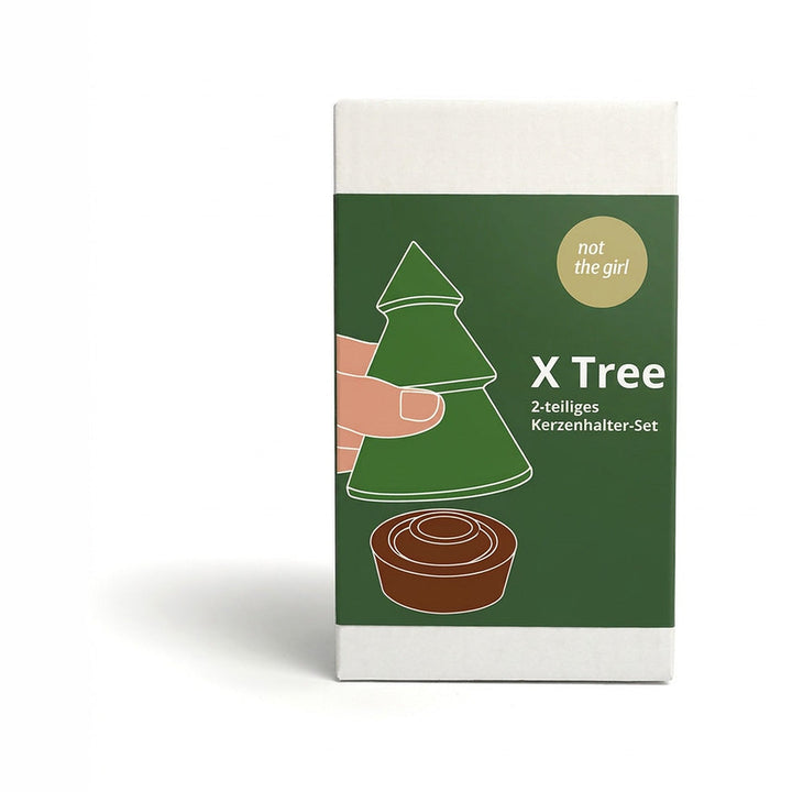 Candle Holder "X Tree" – Emerald | not the girl who misses much