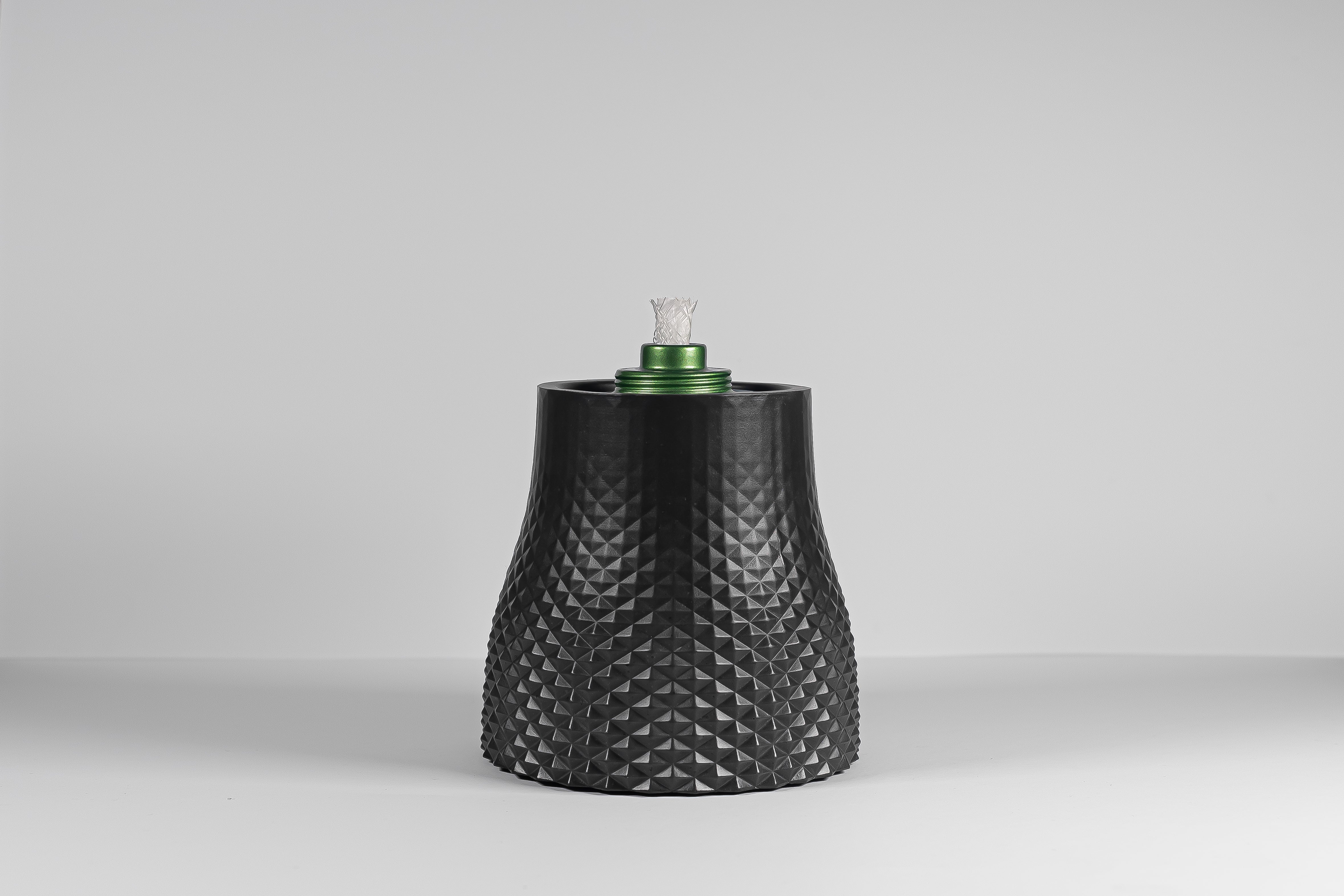 Tischfeuer Spike schwarz