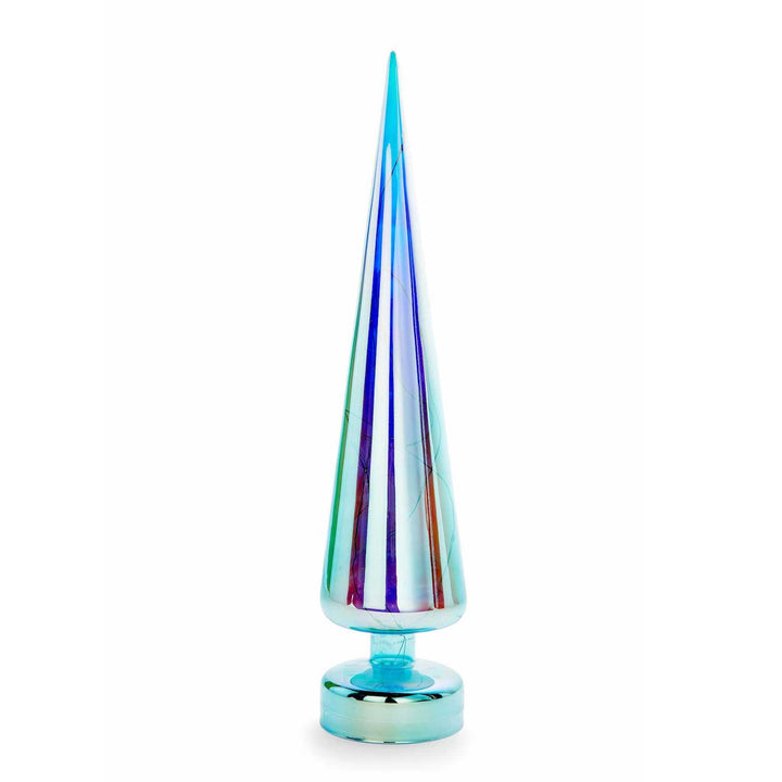 IRIDESCENT - LED lighted glass TREE - 41 cm high | MoMA