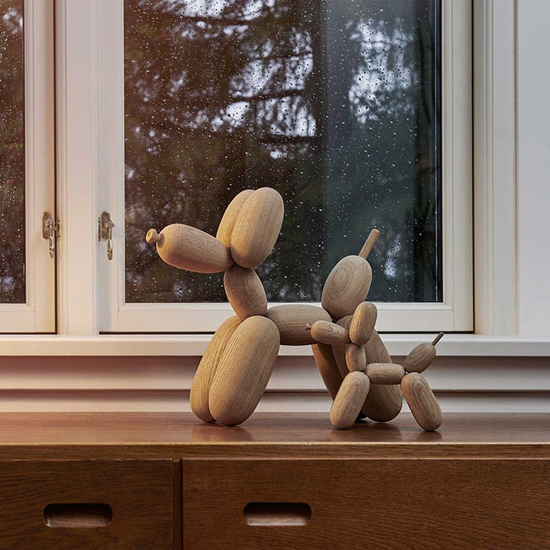 BALLON D’OG - Wooden balloon dog - Oak | Jakob Burgsø | boyhood