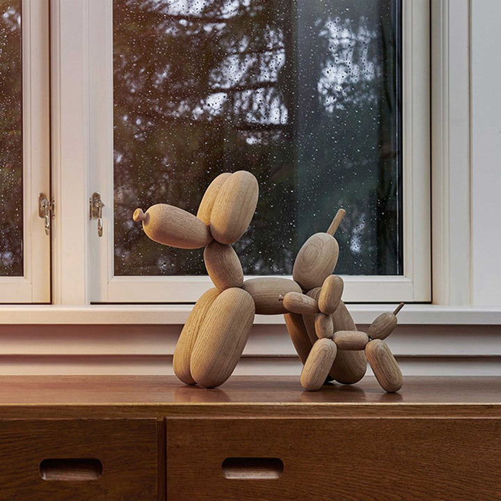 BALLON D’OG - Wooden balloon dog - Oak | Jakob Burgsø | boyhood