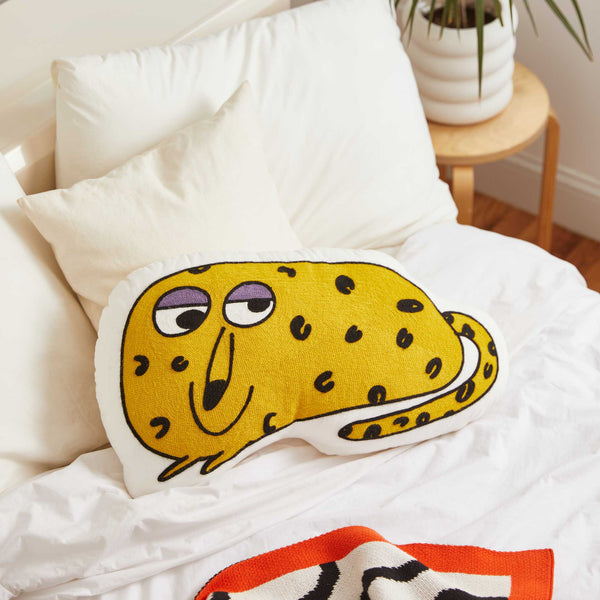 AELFIE PILLOW Cheetah ANIMAL PILLOW Aelfie Oudghiri Areaware