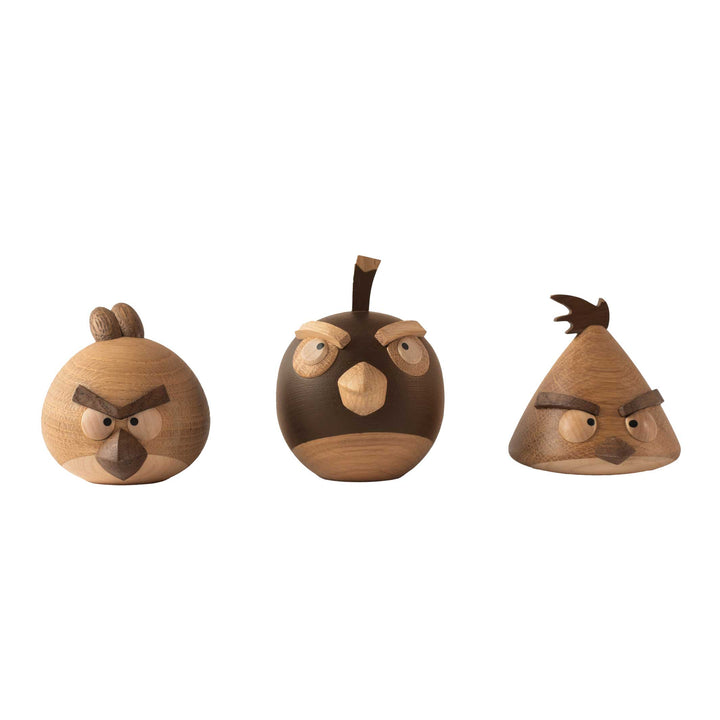 ANGRY BIRDS X RED SMALL - Wooden Comic Figurine - Oak 7 cm high | Jakob Burgsø | boyhood