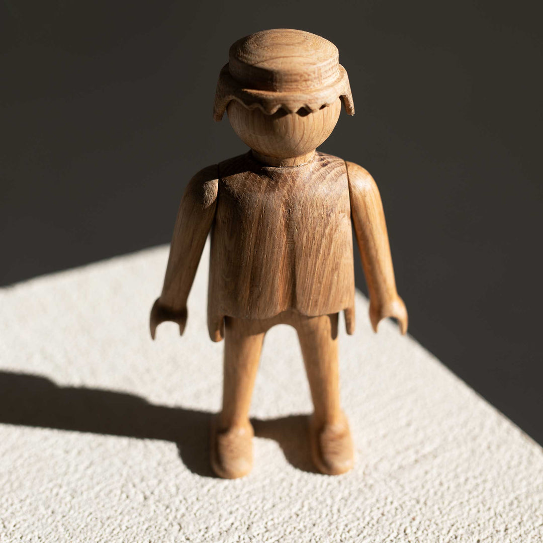 PLAYMOBIL Man Small Wooden Figurine Oak 17 cm high Jakob