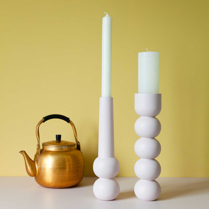 CONE HIGH - Holz-Kerzenhalter 32 cm hoch | Lemon Lily