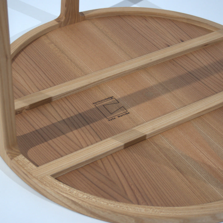 LOHMEYER - Couchtisch aus Ulmenholz - Ø 60cm | Hartholzdesign