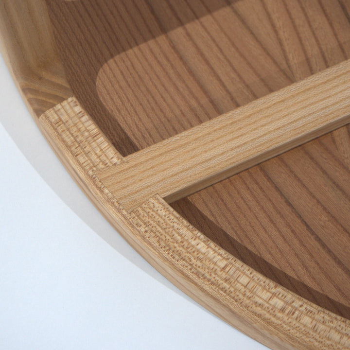 LOHMEYER - Couchtisch aus Ulmenholz - Ø 60cm | Hartholzdesign