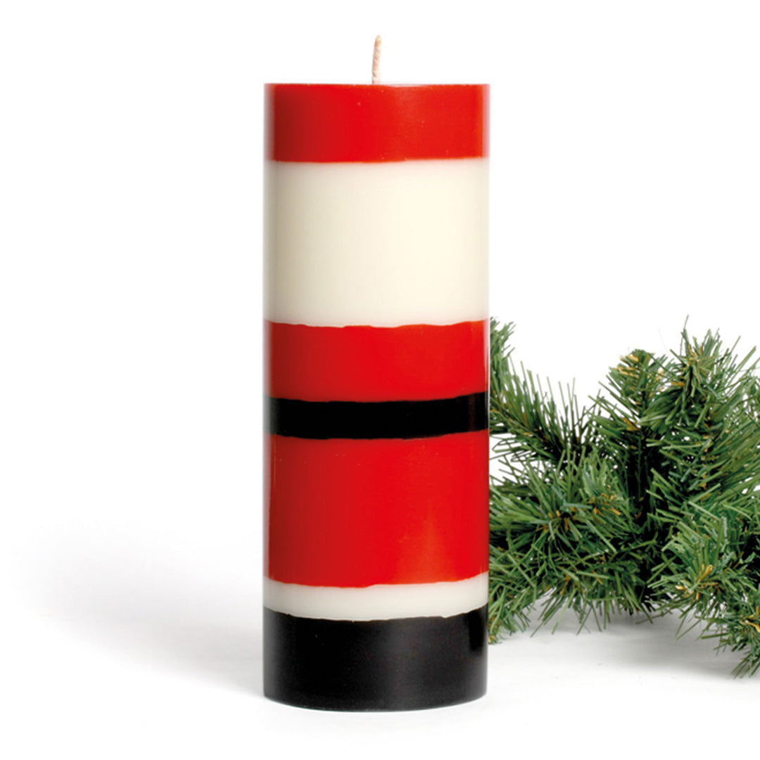 WEIHNACHTSMANN - dicke Stumpen-Kerze - 73 Std. Brenndauer | not the girl who misses much