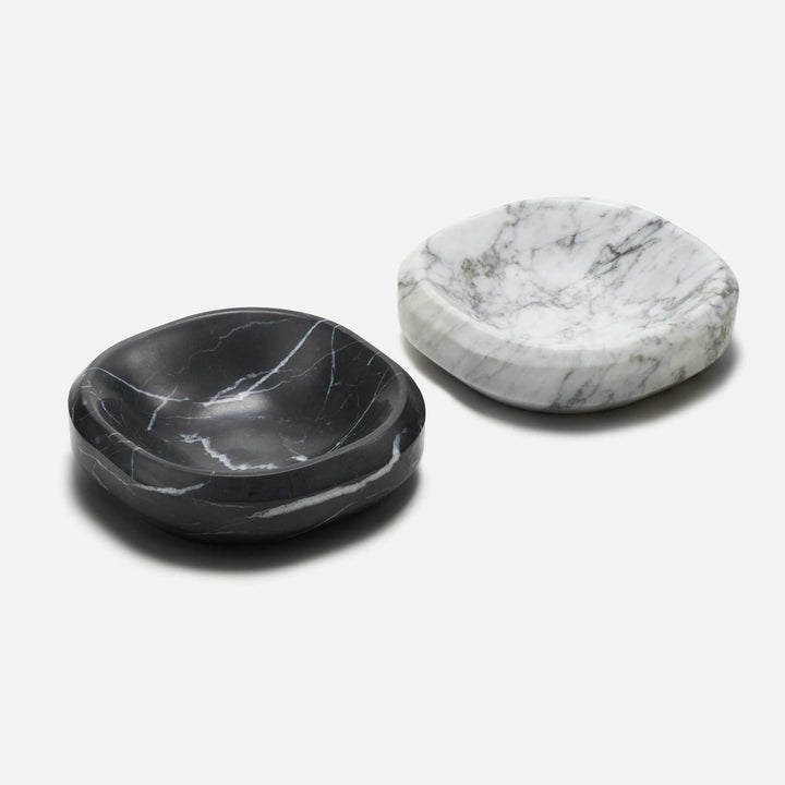 FACET BOWL - Ablage - Kleine Schale aus schwarzem Marquina Marmor - 14 cm | Craighill