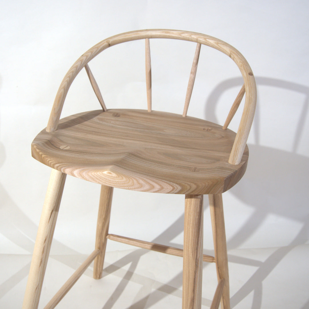 WERKHOCKER - Windsor-Stuhl - mit Lehne | Hartholzdesign