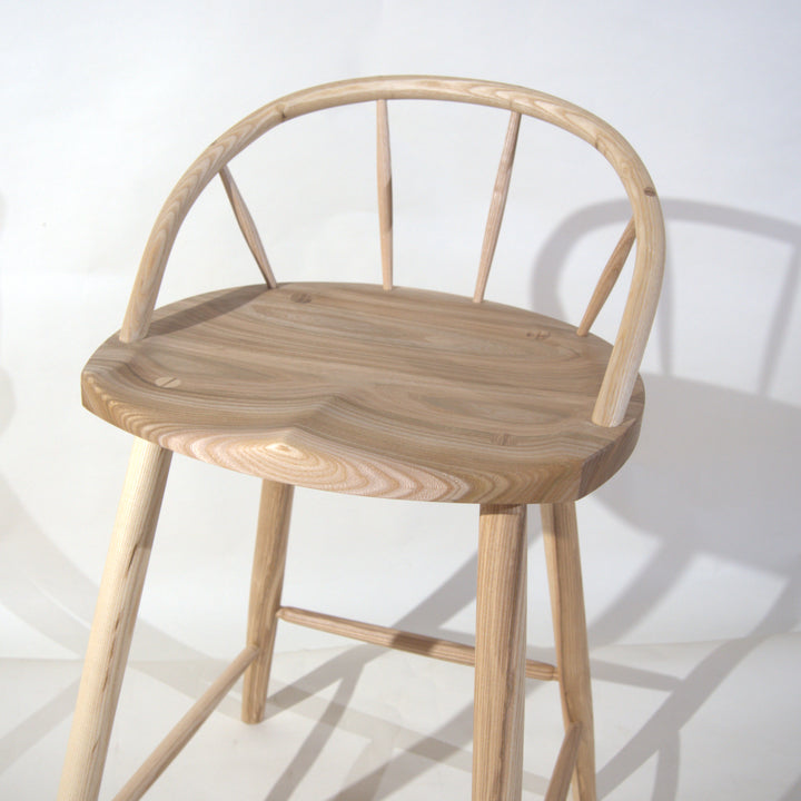 WERKHOCKER - Windsor-Stuhl - mit Lehne | Hartholzdesign