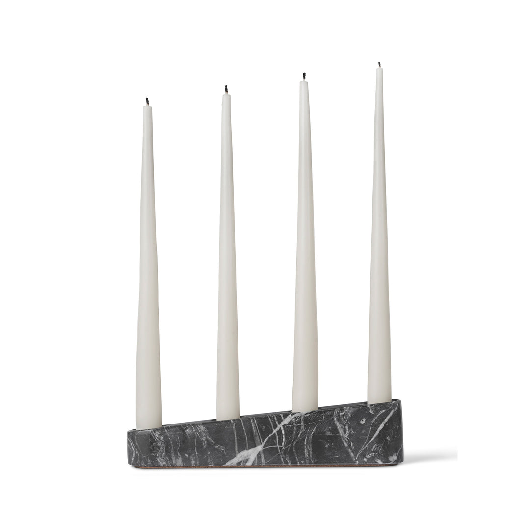 Candle Holder Ilta – Marble · L 25 cm