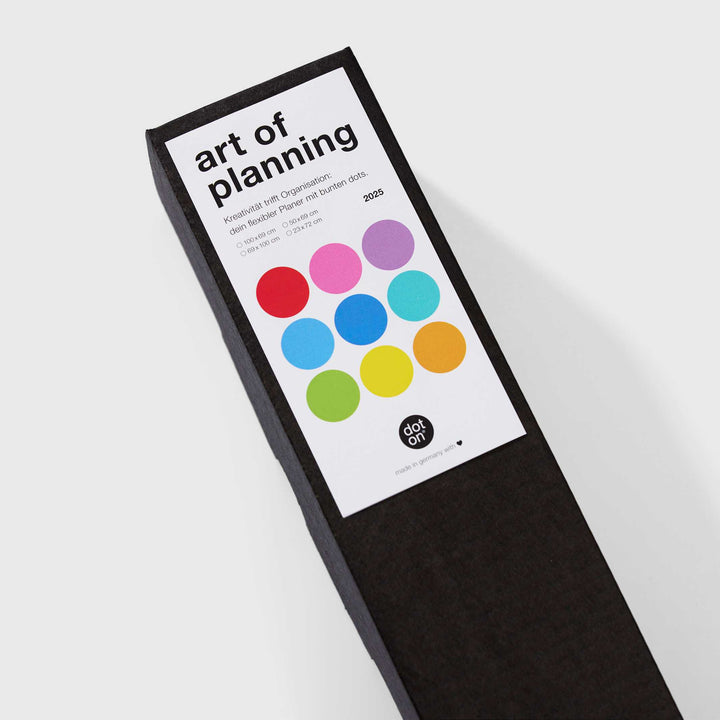 MAXI RAINBOW - monthly planner - with sticky dots | dot on
