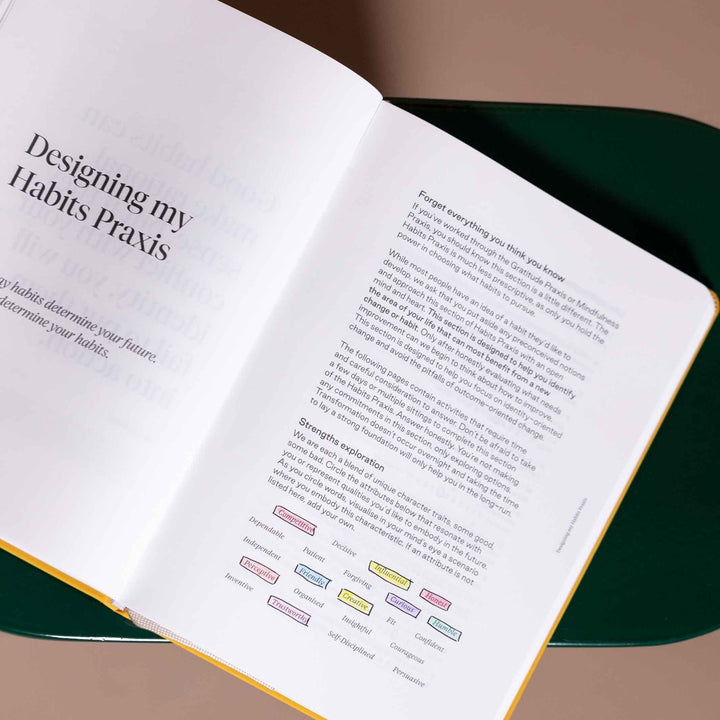 PRAXIS METHOD™️ | 3 english JOURNALS | Mindfulness, Gratítude & Habits | Karst Stone Paper