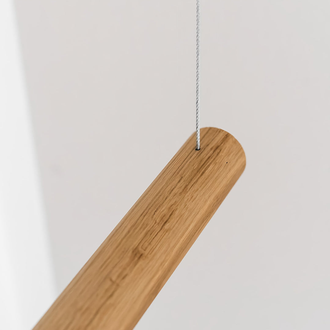 HALBLANG - Schwebegarderobe - Kleiderstange aus massivem Holz | halblang