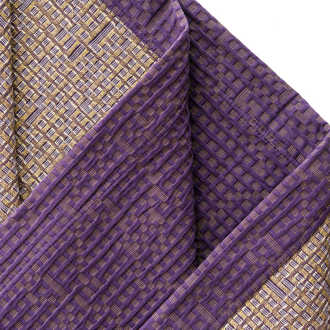 MAPPING BEDSPREAD - lila-farbige TAGES-BETT-DECKE - 235x245 cm