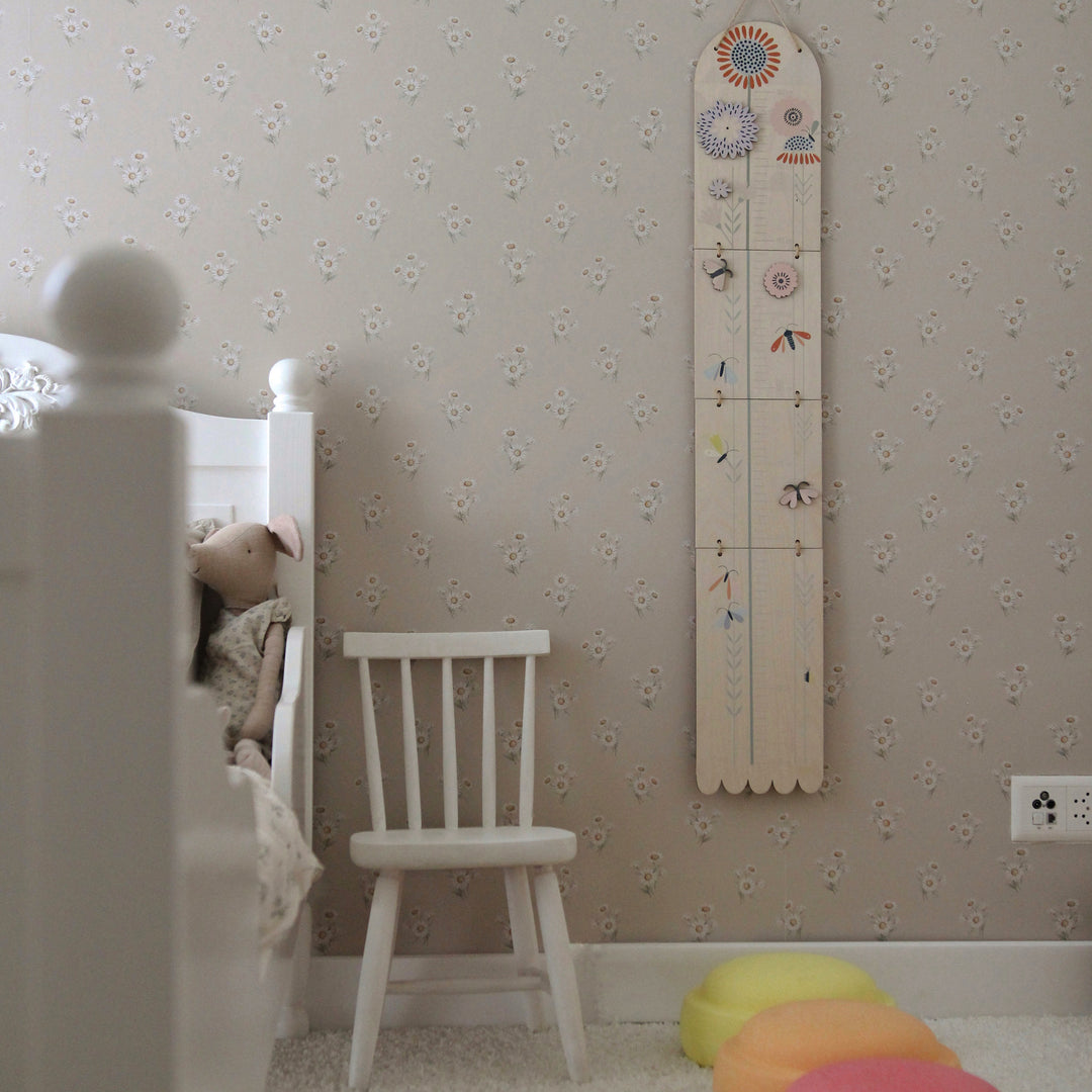 BUTTERFLIES - Kindermesslatte aus Holz - Wachstumsskala | milin