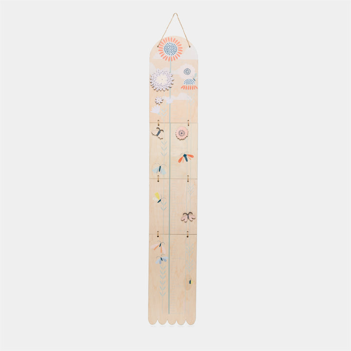 BUTTERFLIES - Kindermesslatte aus Holz - Wachstumsskala | milin