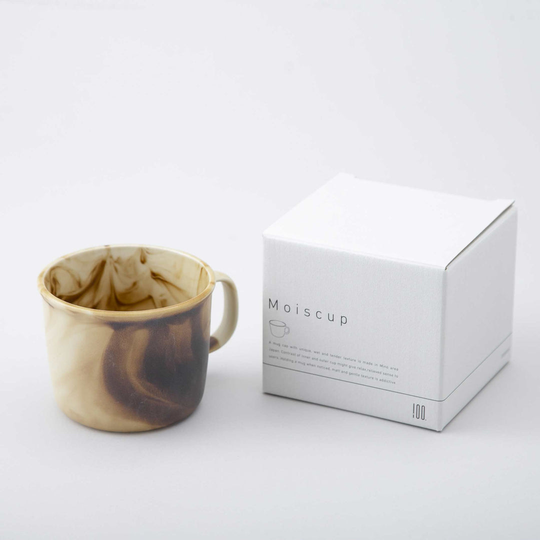 MOISCUP LATTE - Emaille-farbiger Kaffee-Becher aus Porzellan - Yasumasa Imaizumi | 100percent