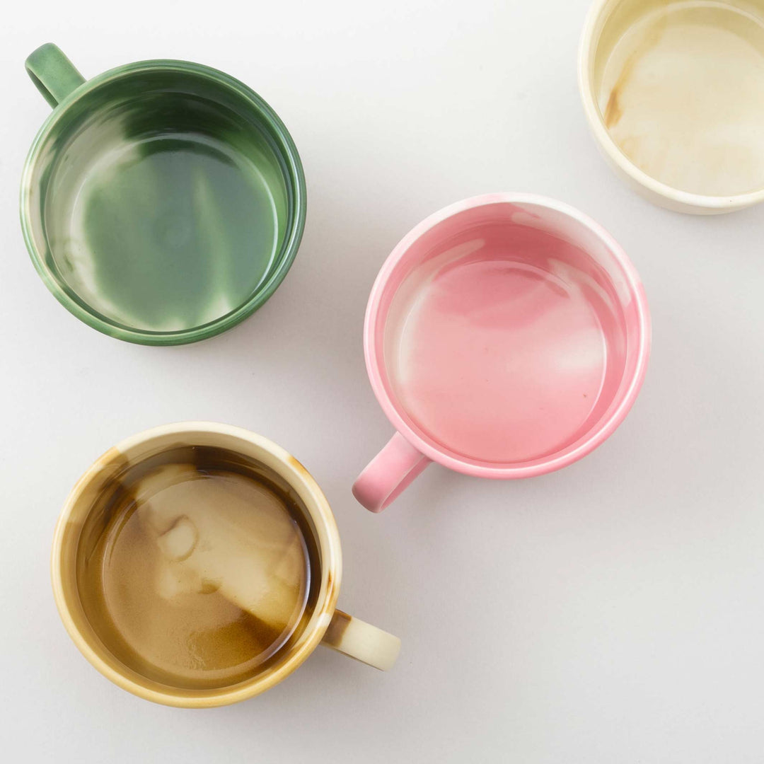 MOISCUP LATTE - Emaille-farbiger Kaffee-Becher aus Porzellan - Yasumasa Imaizumi | 100percent