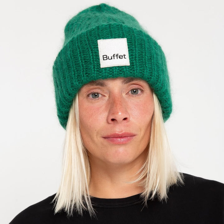 CHUNKY MOHAIR MÜTZE - Beanie - Grün | Buffet Clothing