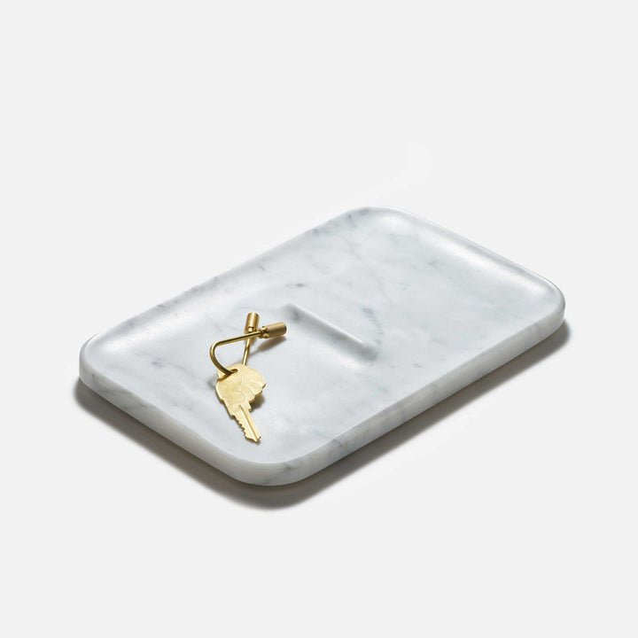 NOCTURN CATCH MARBLE - White Carrara Catch-All | Craighill