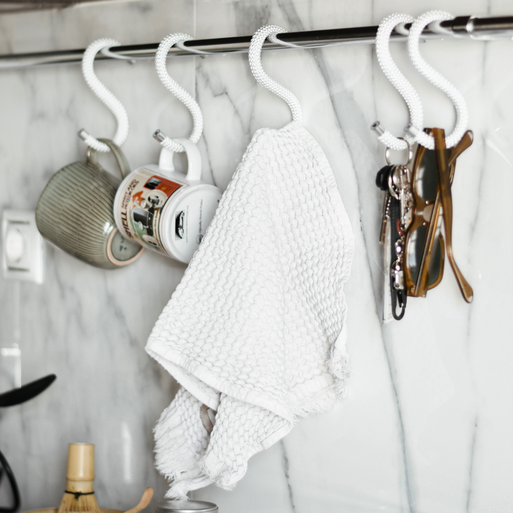 ROPE HOOK - Textile S-CLOTH HOOK made of rope - set of 5 | Peppermint Products