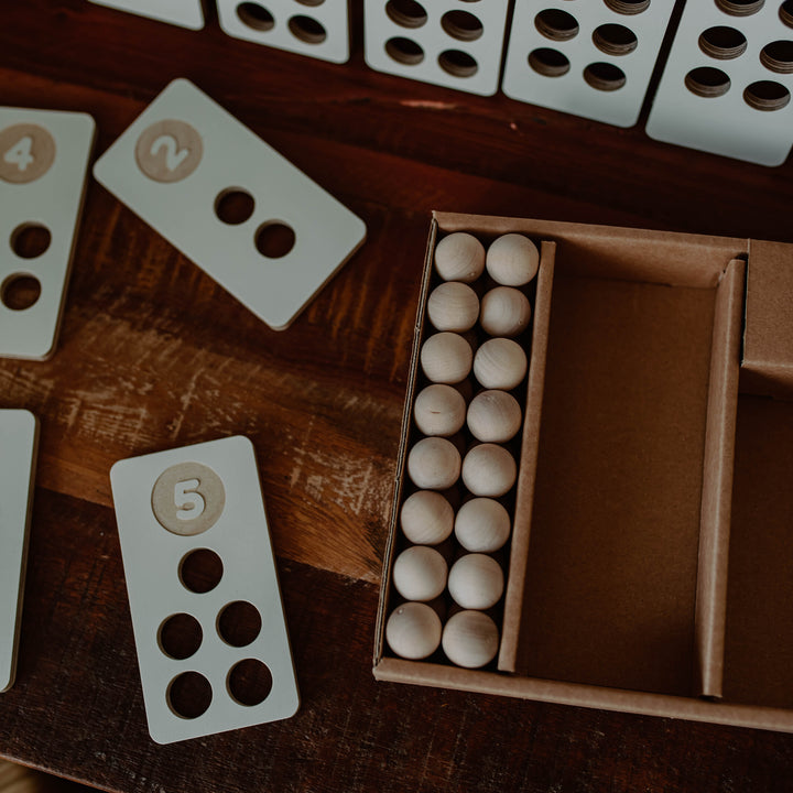 COUNTING NUMBERS - Spielsteine - Zählspielzeug - Montessori | milin