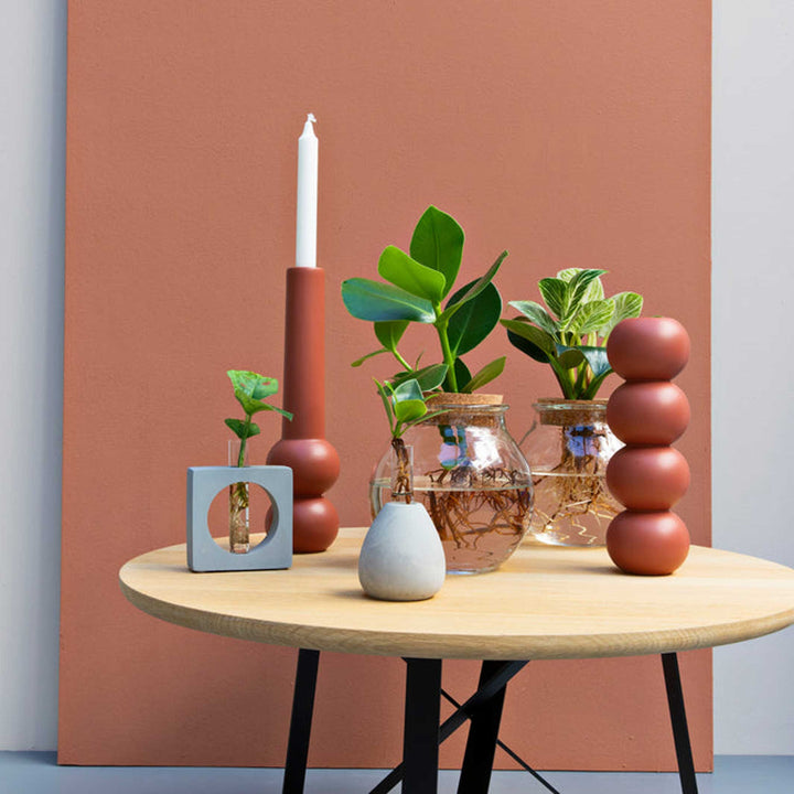 CONE HIGH - Holz-Kerzenhalter 32 cm hoch | Lemon Lily
