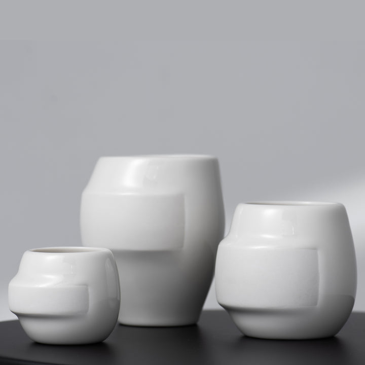 YUAN 01 - Große Tasse - griffloses Design aus Porzellan