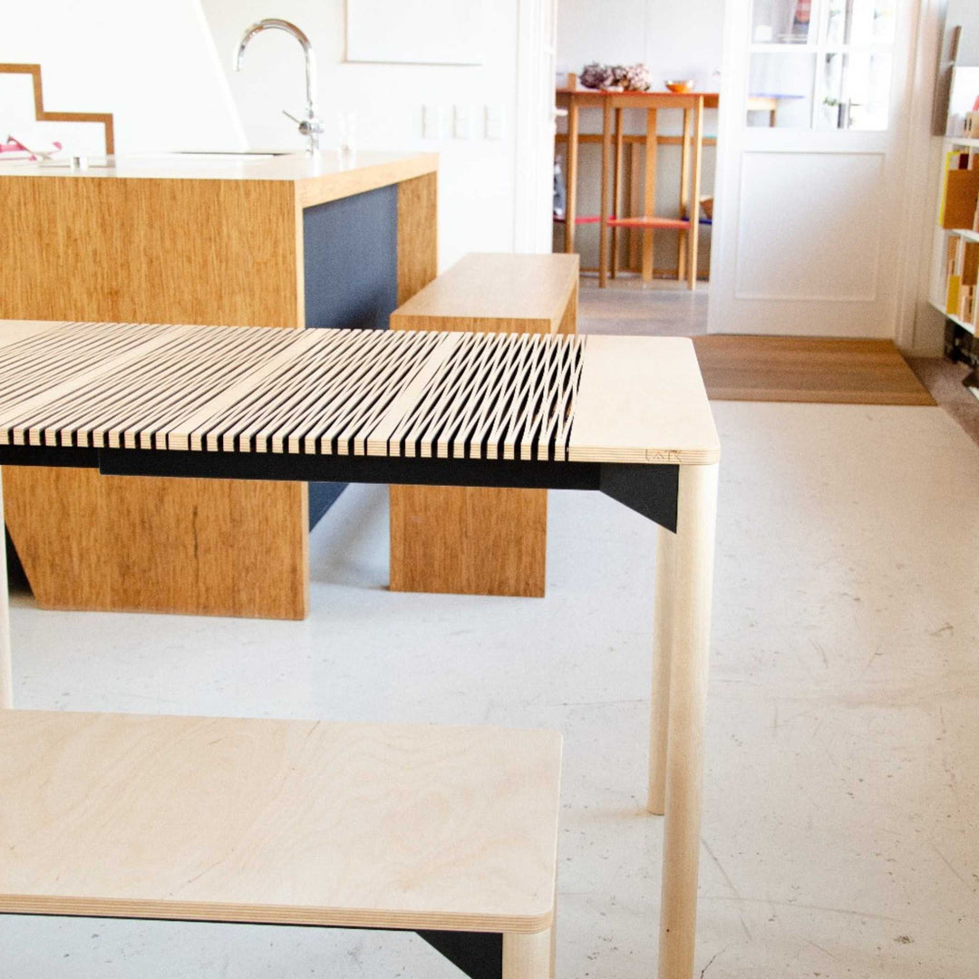 iLAIK BIRKE - extendable table - birch | LAIK