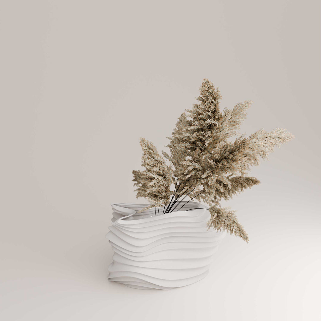 Voo G - Porzellan BLUMENVASE - H=28 cm | Holaria
