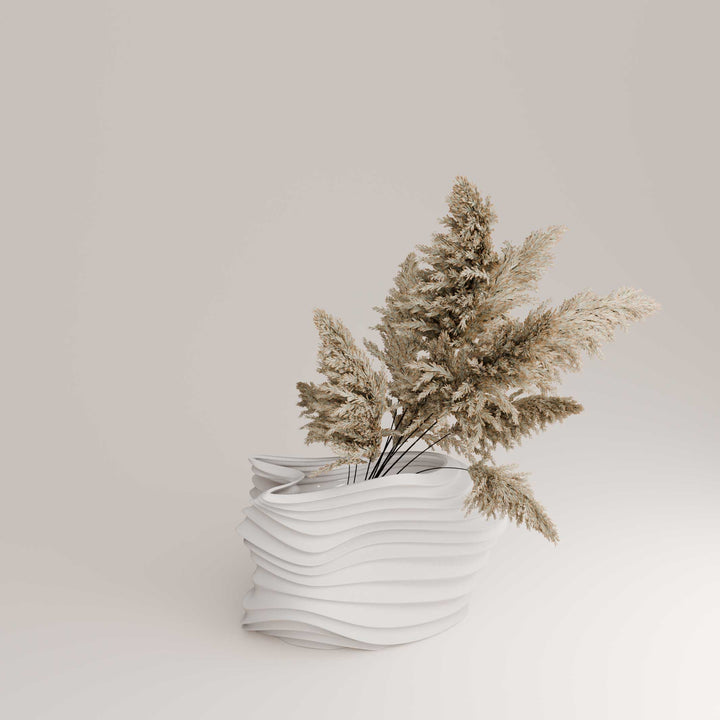 Voo G - Porzellan BLUMENVASE - H=28 cm | Holaria