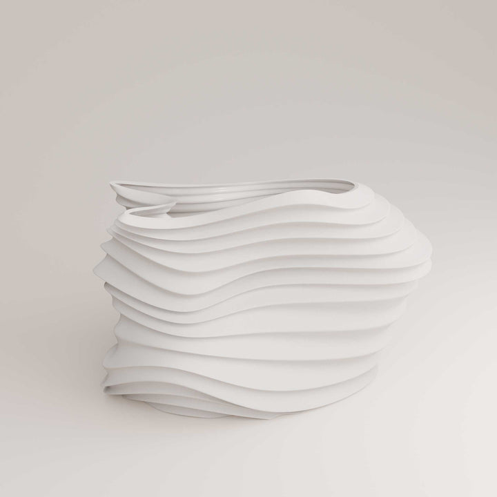 Voo G - Porzellan BLUMENVASE - H=28 cm | Holaria