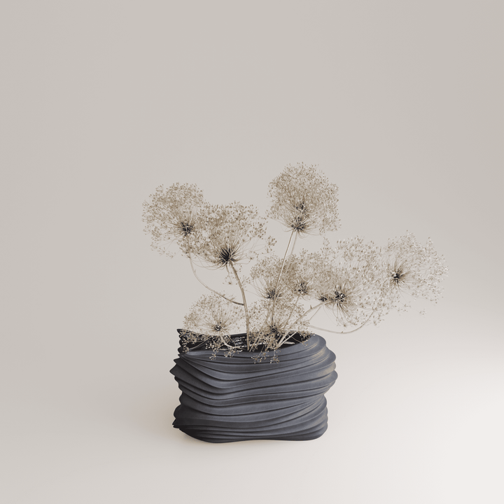 Voo P | Porcelain VASE | H=24 cm | Holaria
