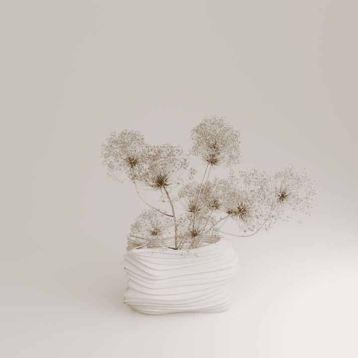 Voo P | Porcelain VASE | H=24 cm | Holaria