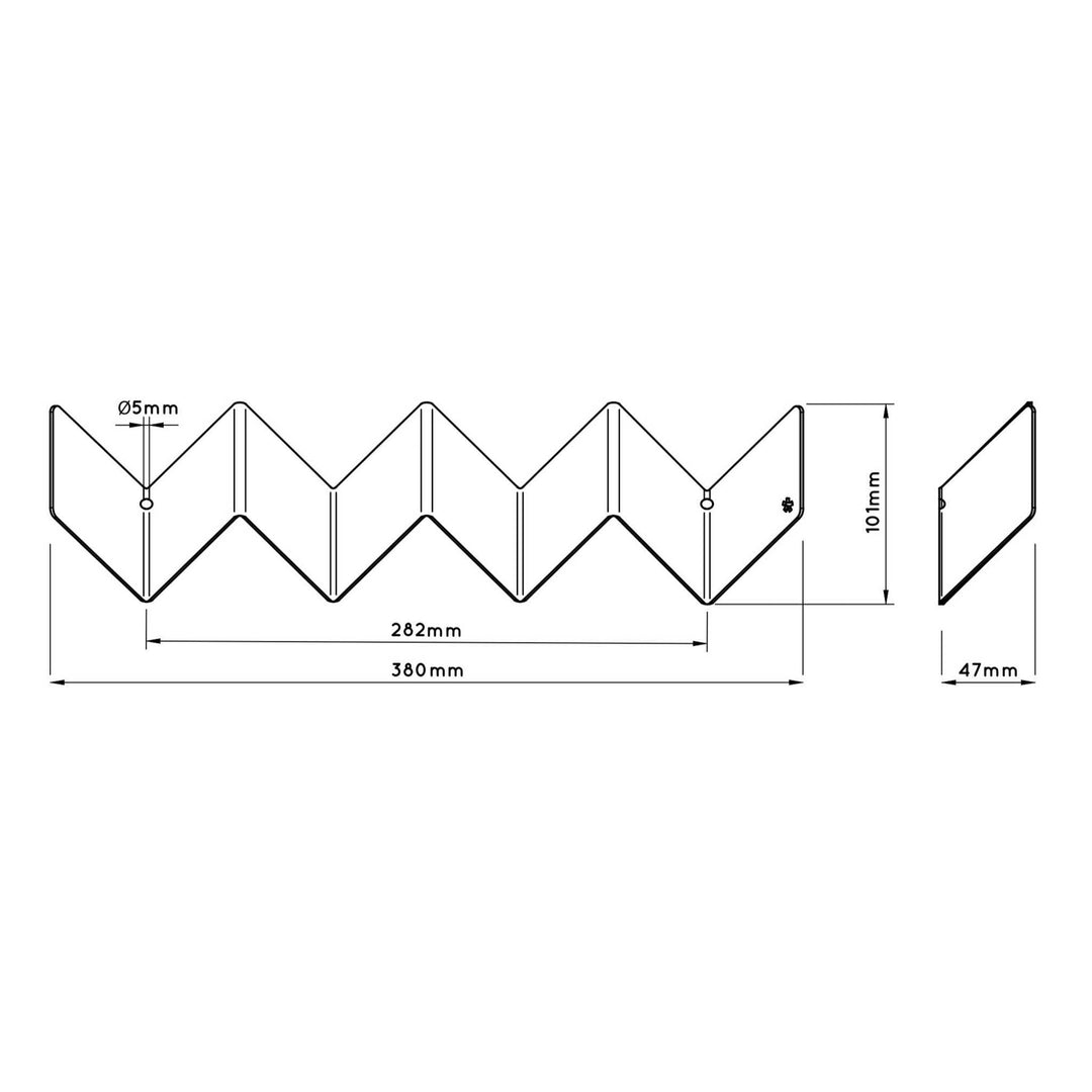 ZIGZAG - kleine Wand-Garderobe | Roman Luyken | Peppermint Products
