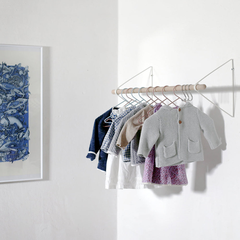 Garderobe - SPRING COATRACK mit 2 Wandhalterungen | Result Objects