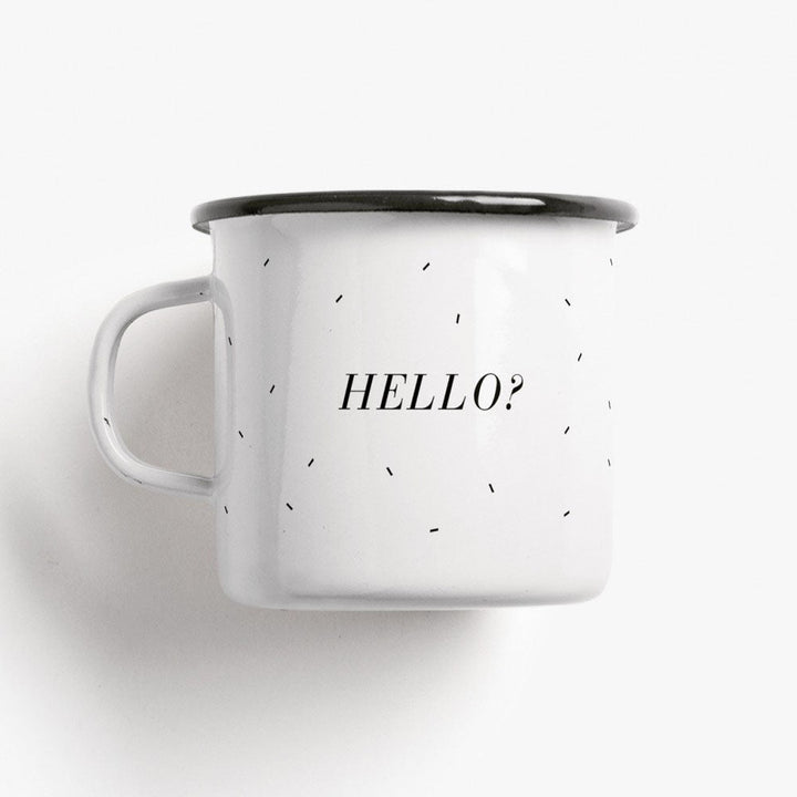 HELLO - Emaillebecher | typealive