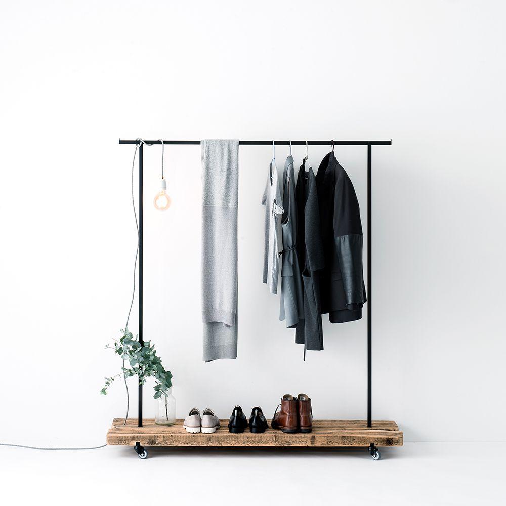 Clothes rack 'old wood'