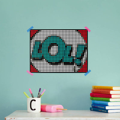 Pixelart - Klebeposter 'LOL'