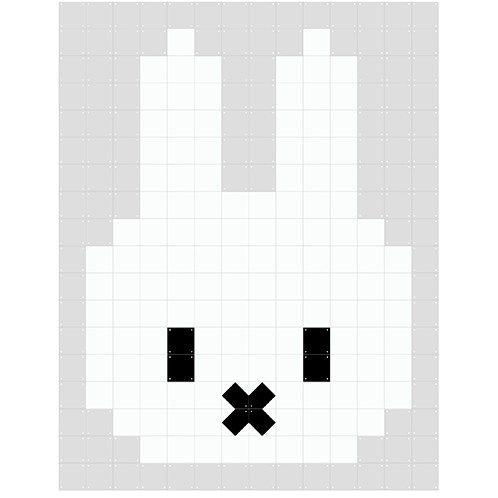 Wanddekoration 'Miffy . Pixel'