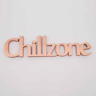 Holz-Schriftzug 'Chillzone'