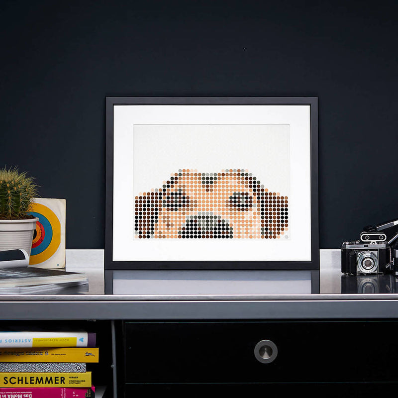 Pixelart - Klebeposter &